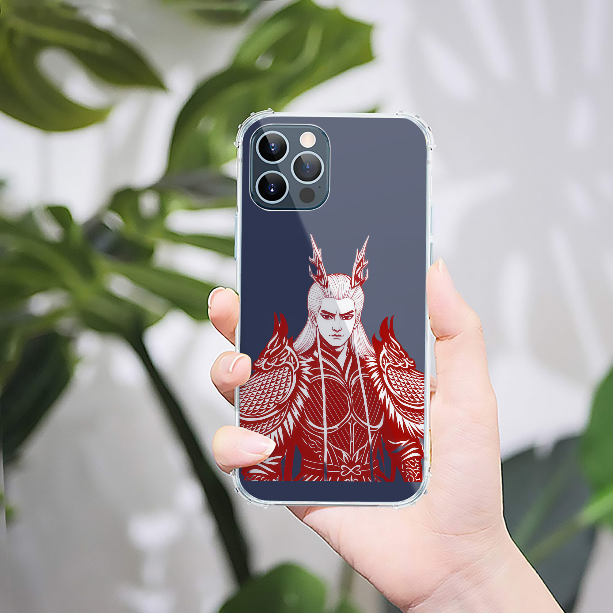 （画像用） Ne Zha 2 ナタ 魔童の大暴れ 【iPhone 12シリーズ対応】透明スマホケース（クリアソフトケース）